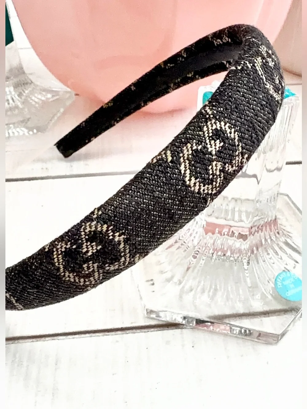 Gucci Black Denim Headband